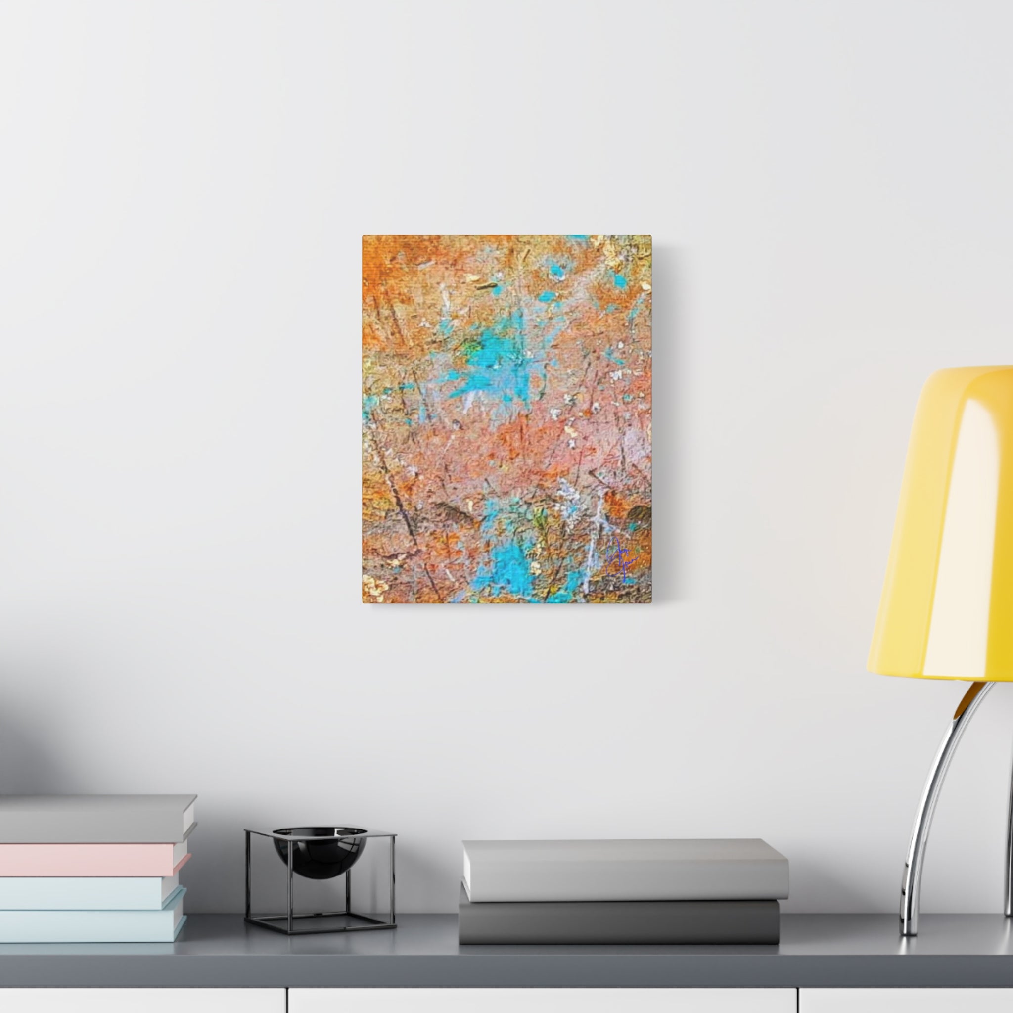 Matte Canvas Wall Art — 'Walk in the Woods' Abstract by Angie Jones (Stretched 1.25")