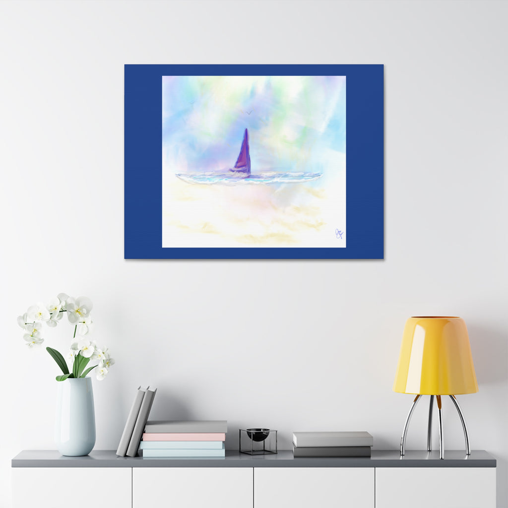 Sailboat Seascape Canvas