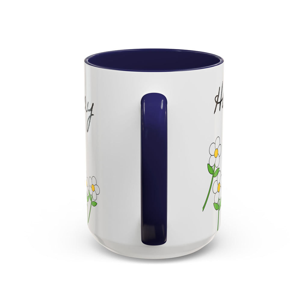 Lemon Bike Coffee Mug — 'Happy Day' Accent Ceramic Mug (11/15oz)