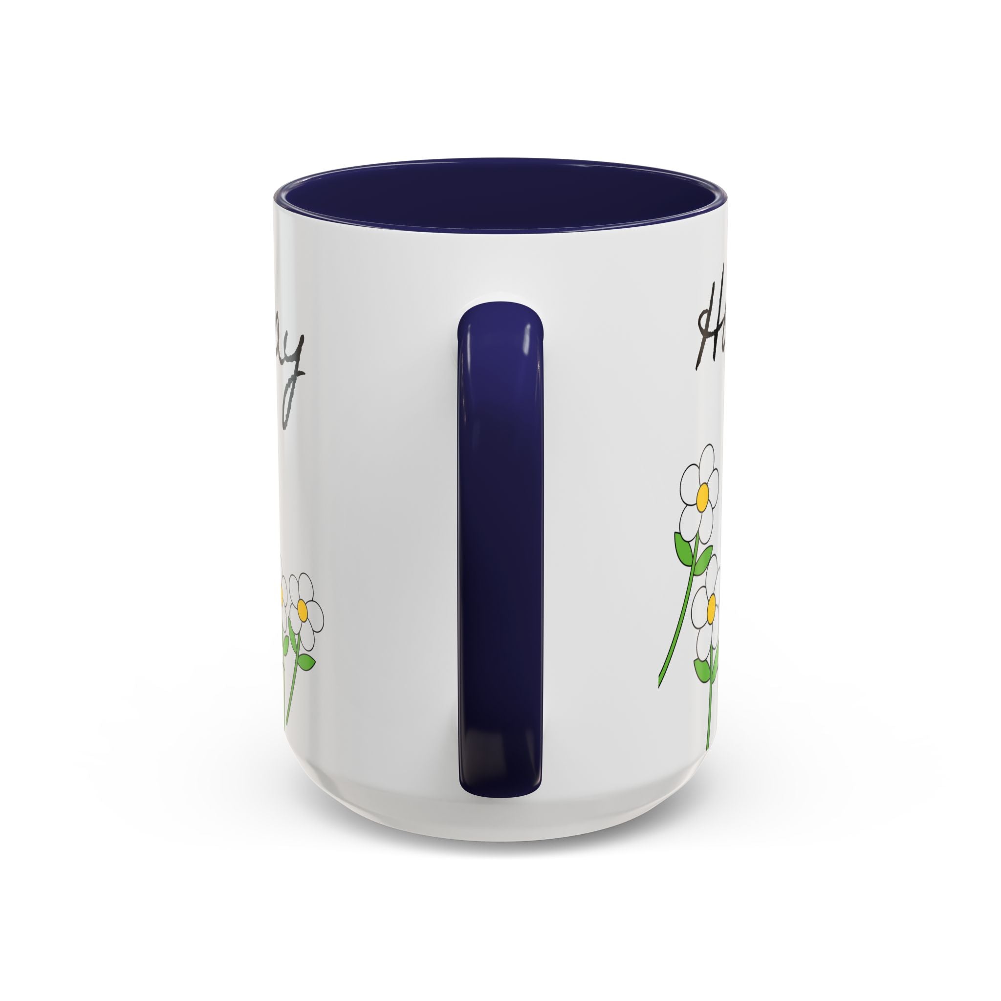 Lemon Bike Coffee Mug — 'Happy Day' Accent Ceramic Mug (11/15oz)