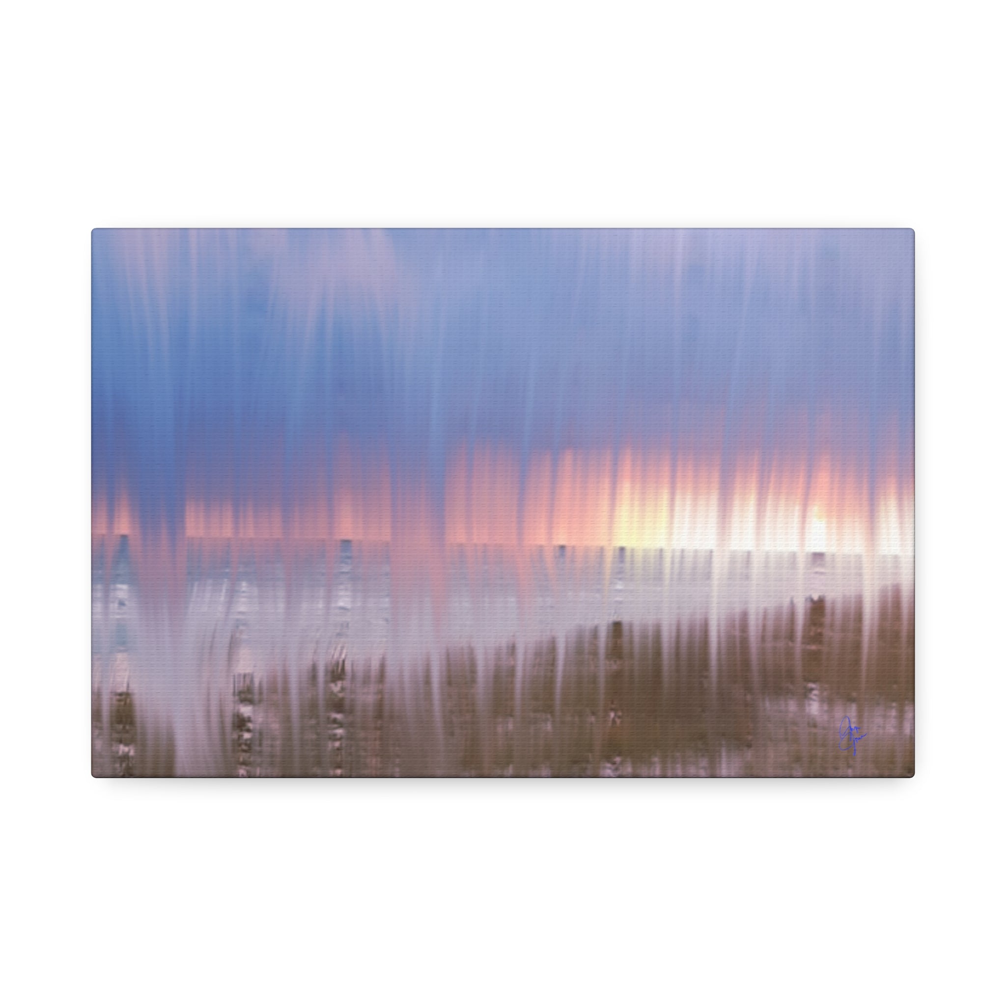 Abstract Sunset Canvas Print — Stretched 1.5"