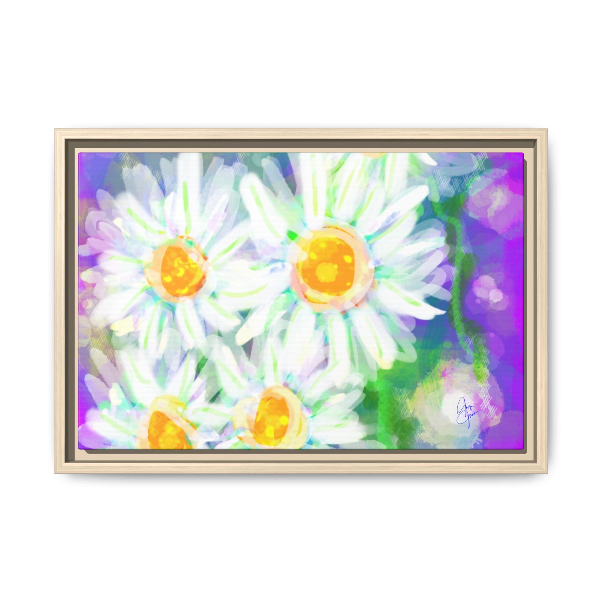 Matte Canvas, Framed (Multi-color)