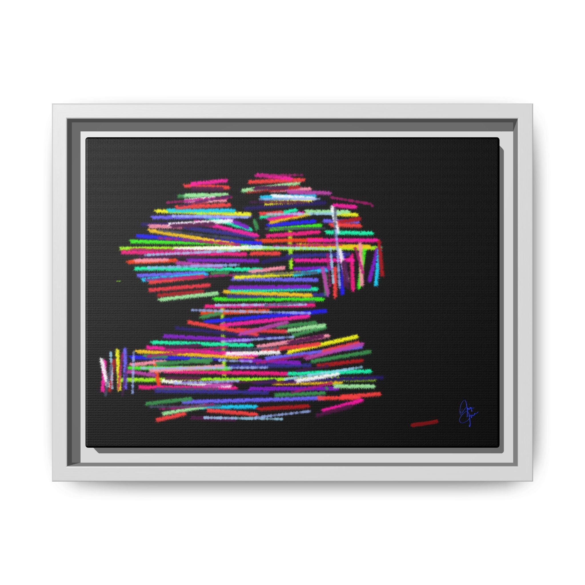 Balancing Life Matte Canvas Print (Framed)