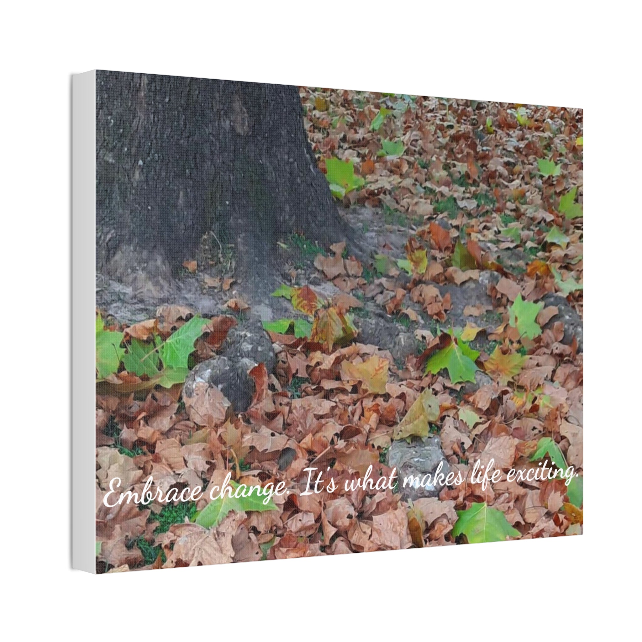 Autumn Leaves Canvas Print — Stretched 1.5" Fall Wall Art