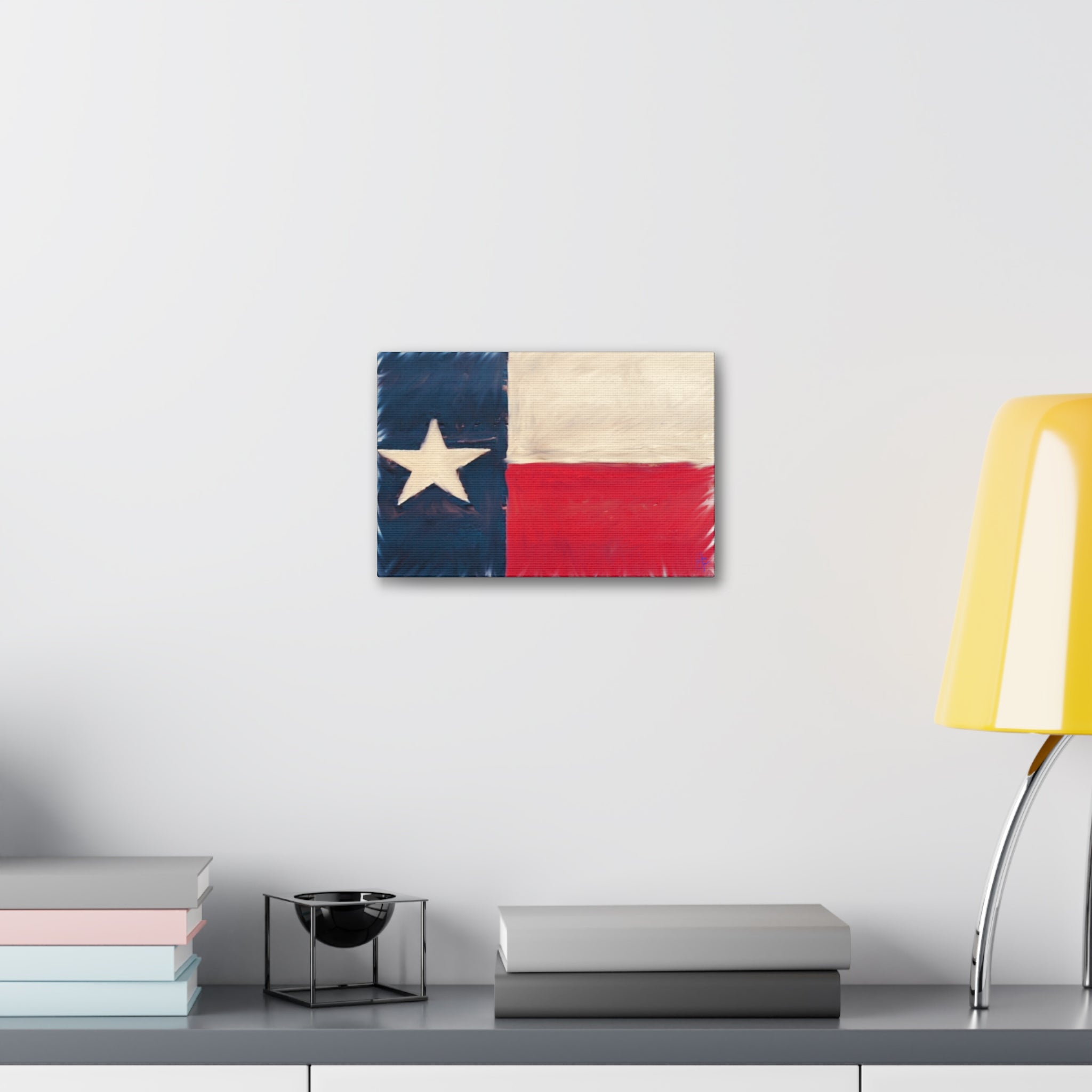 Texas Pride Canvas Stretched 1.5" - Patriotic Home Wall Art