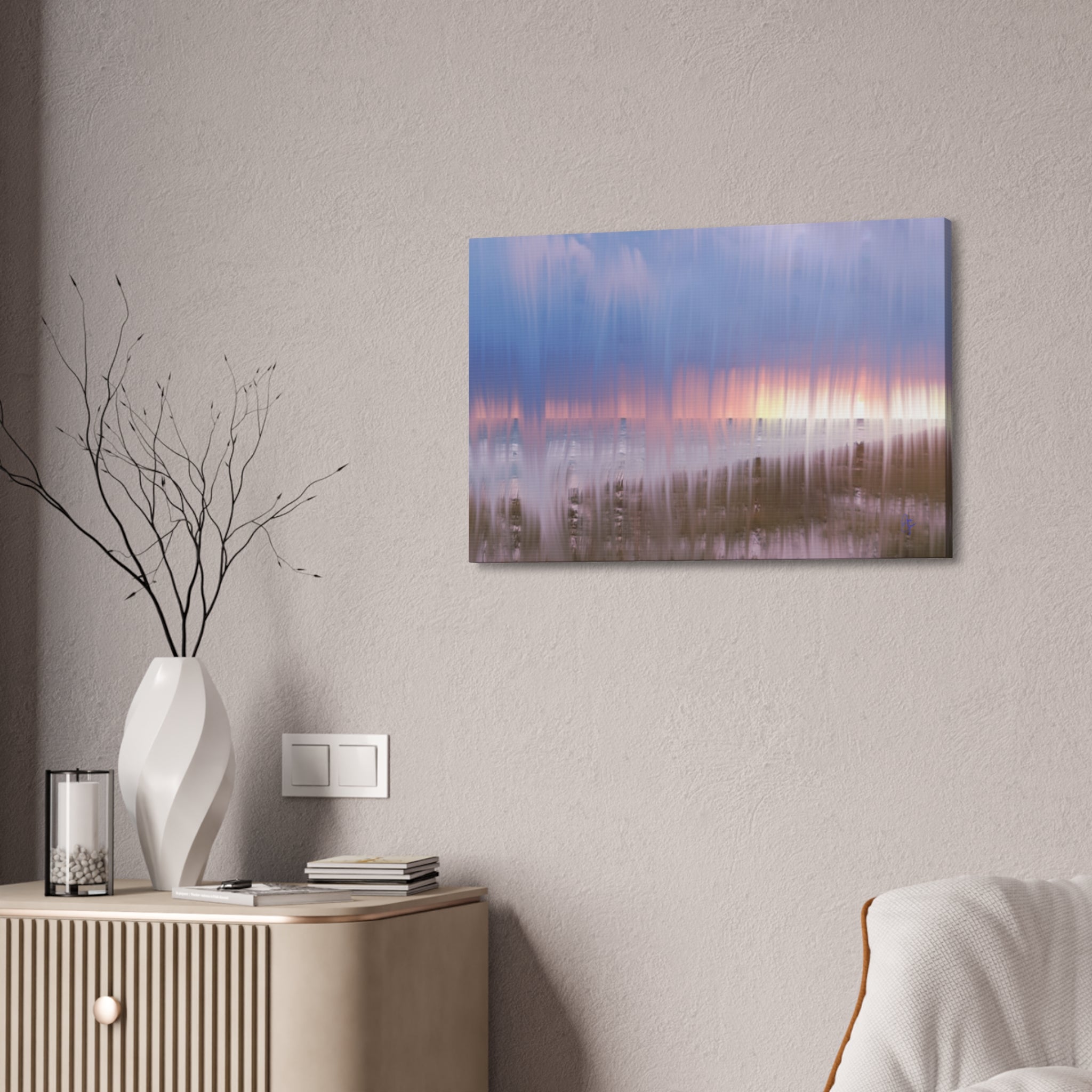 Abstract Sunset Canvas Print — Stretched 1.5"