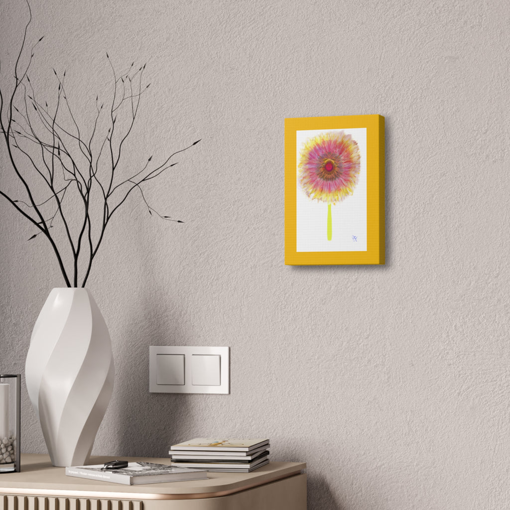 Sunburst Floral Canvas Print – Stretched 1.5'' Wall Art