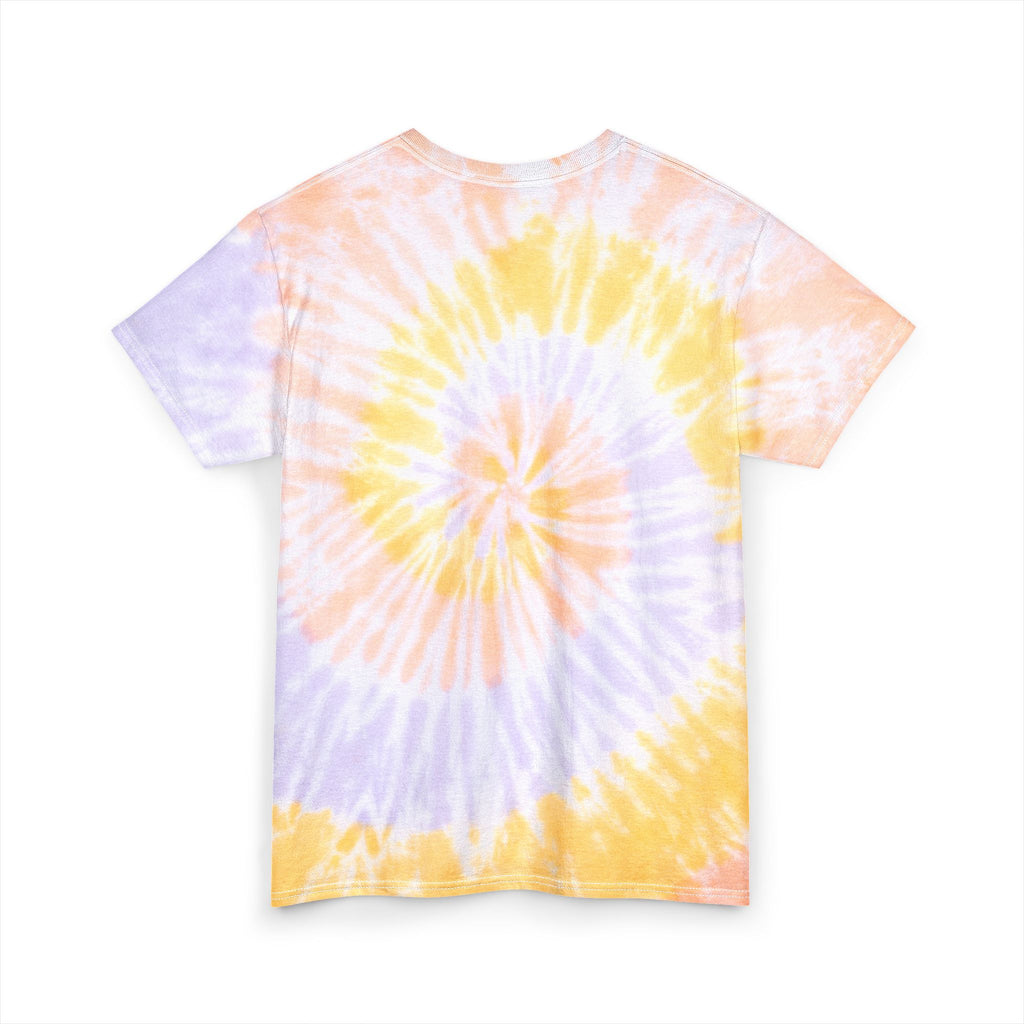 Beach Bound Tie-Dye Tee — Floral Hawaiian Graphic Cotton T-Shirt