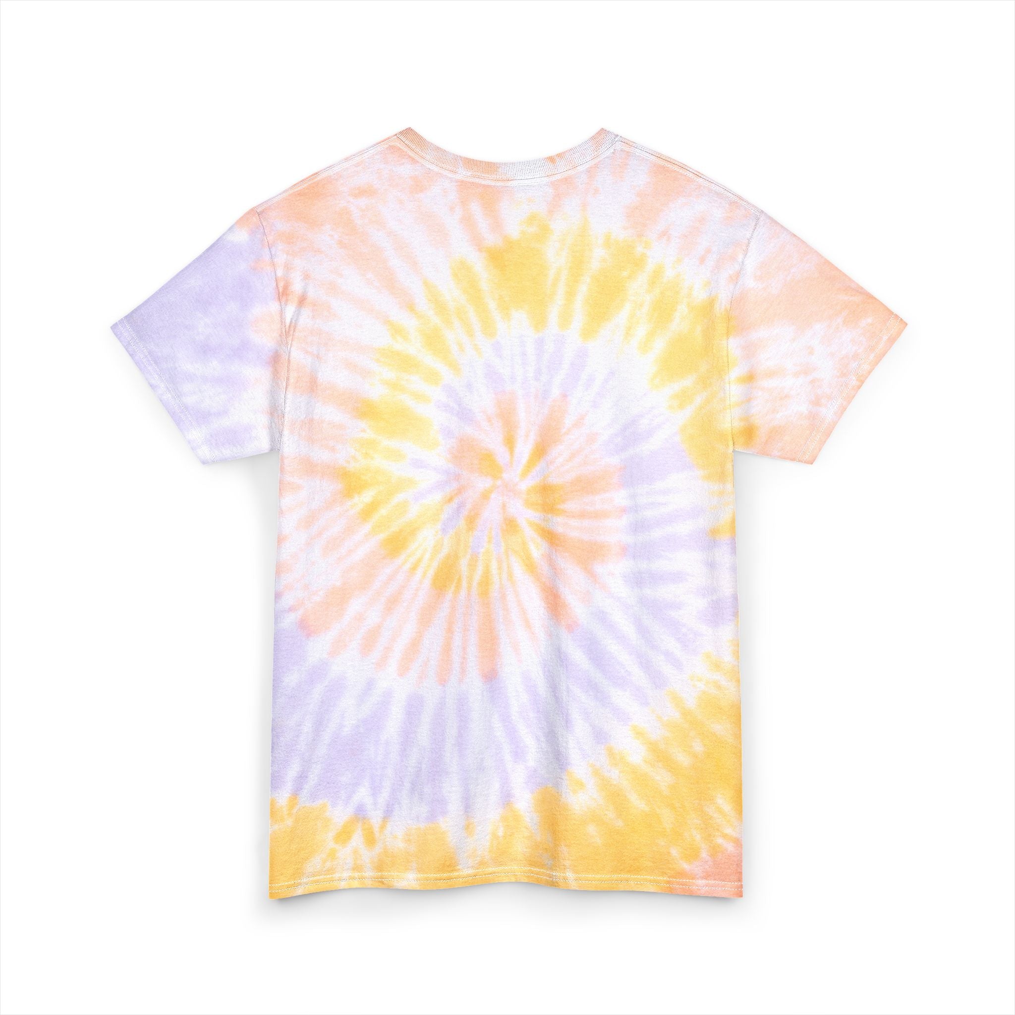 Beach Bound Tie-Dye Tee — Floral Hawaiian Graphic Cotton T-Shirt
