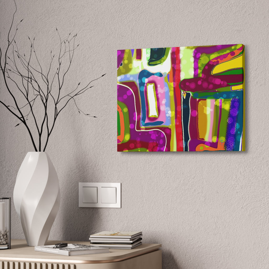 Abstract Colorburst Canvas – Vibrant Pop Art Wall Decor