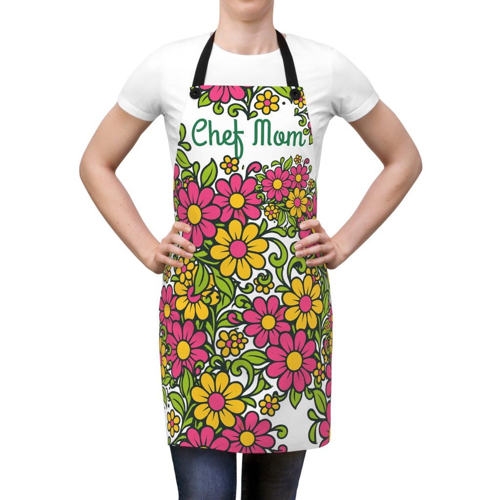 Chef Apron - Chef Mom Award - Kitchen Cooking Gift