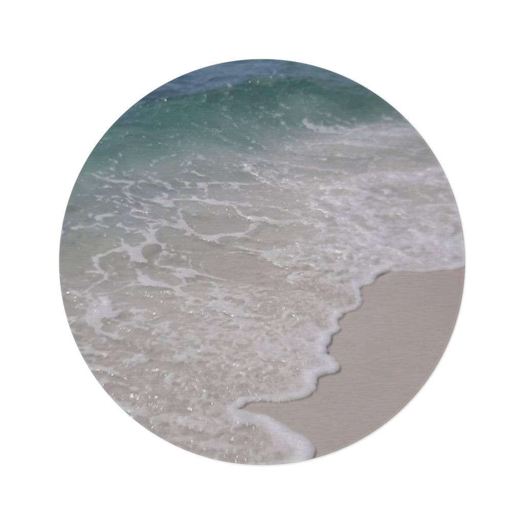 Coastal-Inspired Round Rug
