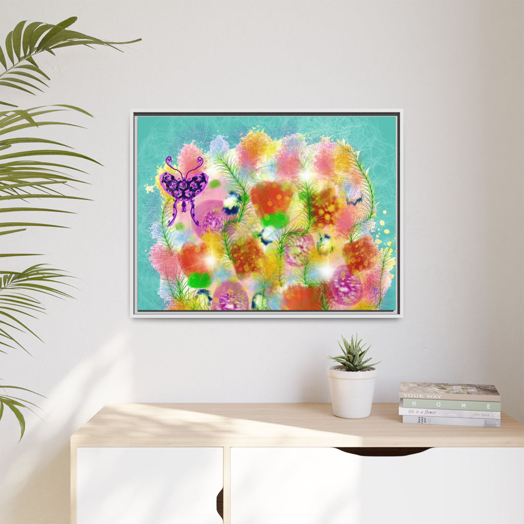 Matte Canvas, Framed (Multi-color)