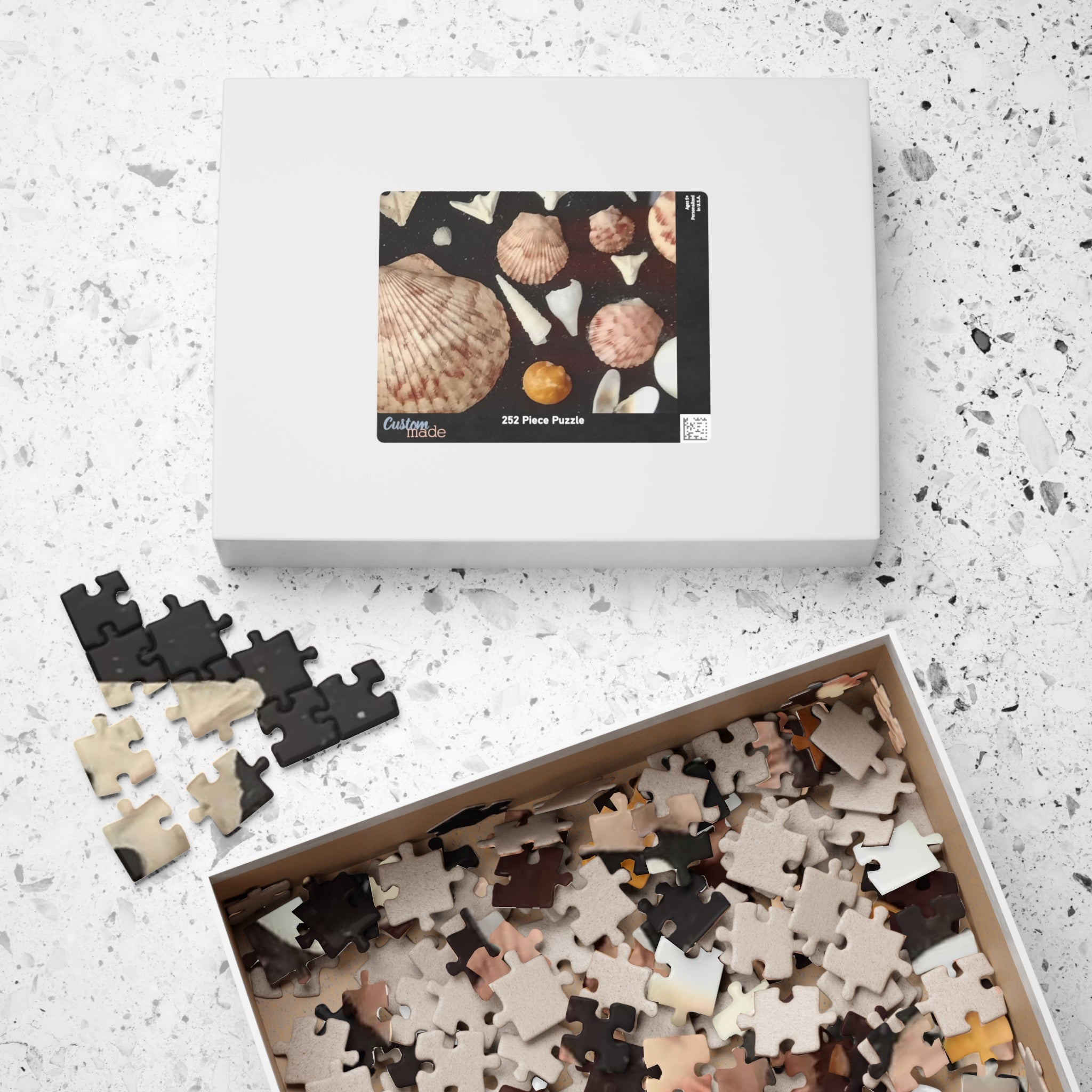 Seashell Puzzle Collection - 110 to 1014-Piece Jigsaw for Relaxation and Family Fun