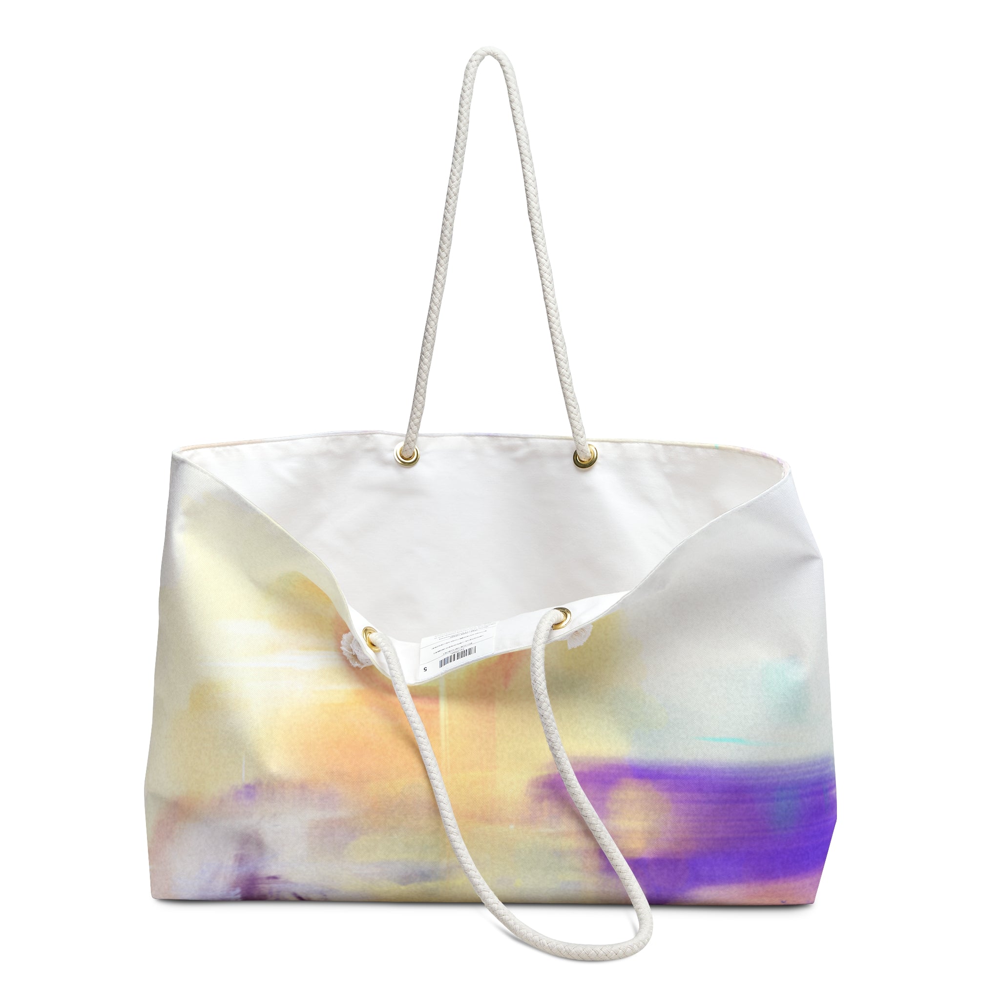 Sunset Dream Weekender Bag — Abstract Pastel Travel Tote