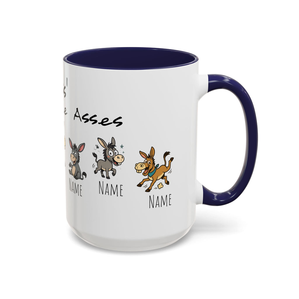 Boss In The Asses Personalized Donkey Coffee Mug — Funny Name Gift (11/15oz)