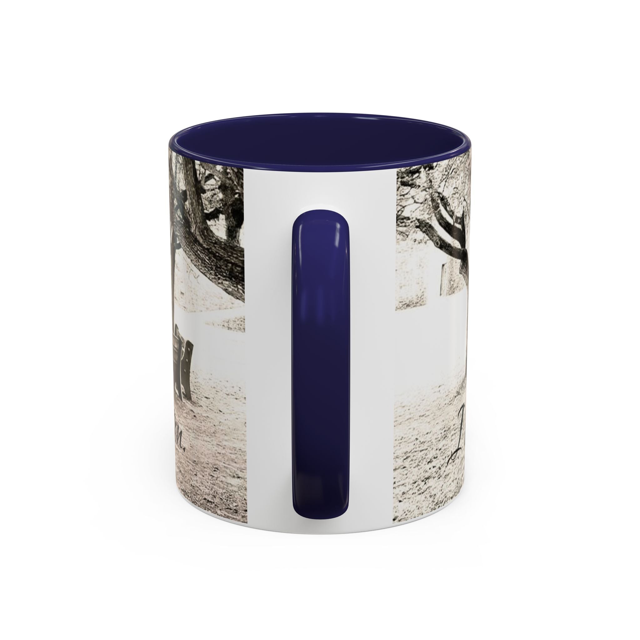 Conversation Bench Coffee Mug — 'I'll Join the Conversation' Accent Ceramic Mug