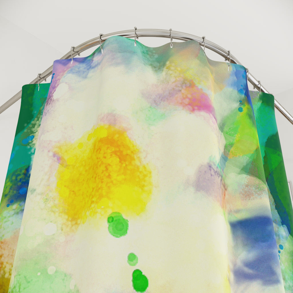 Floral Watercolor Shower Curtain