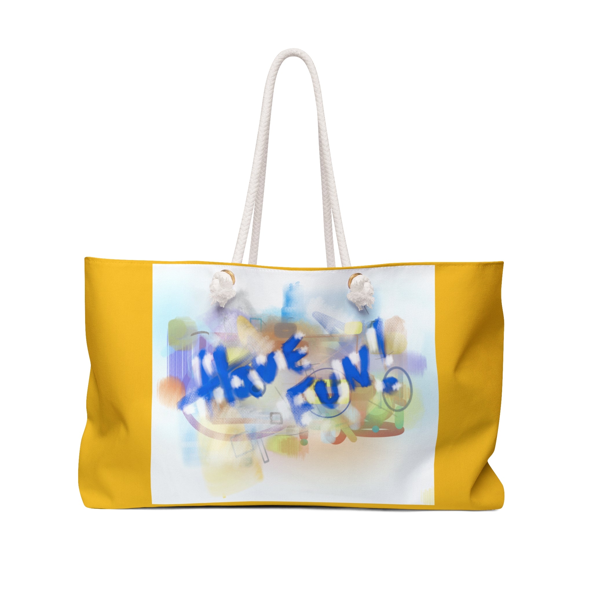 Have Fun Weekender Bag — Colorful Beach Travel Tote