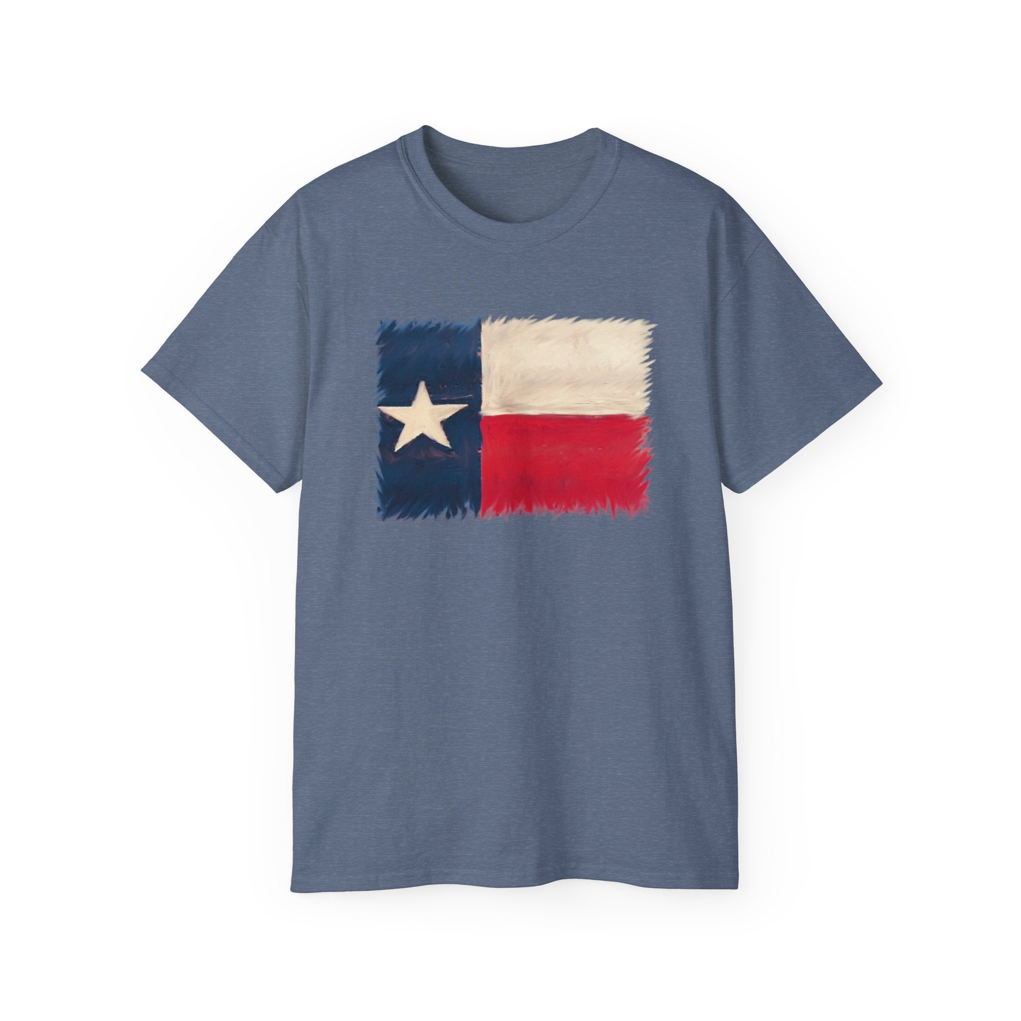 Texas Flag Graphic Tee – Distressed Lone Star Cotton T‑Shirt