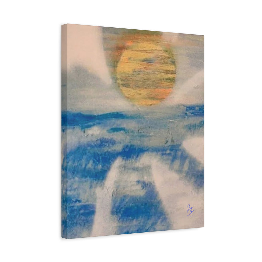 Serene Ocean Sunset Canvas Art