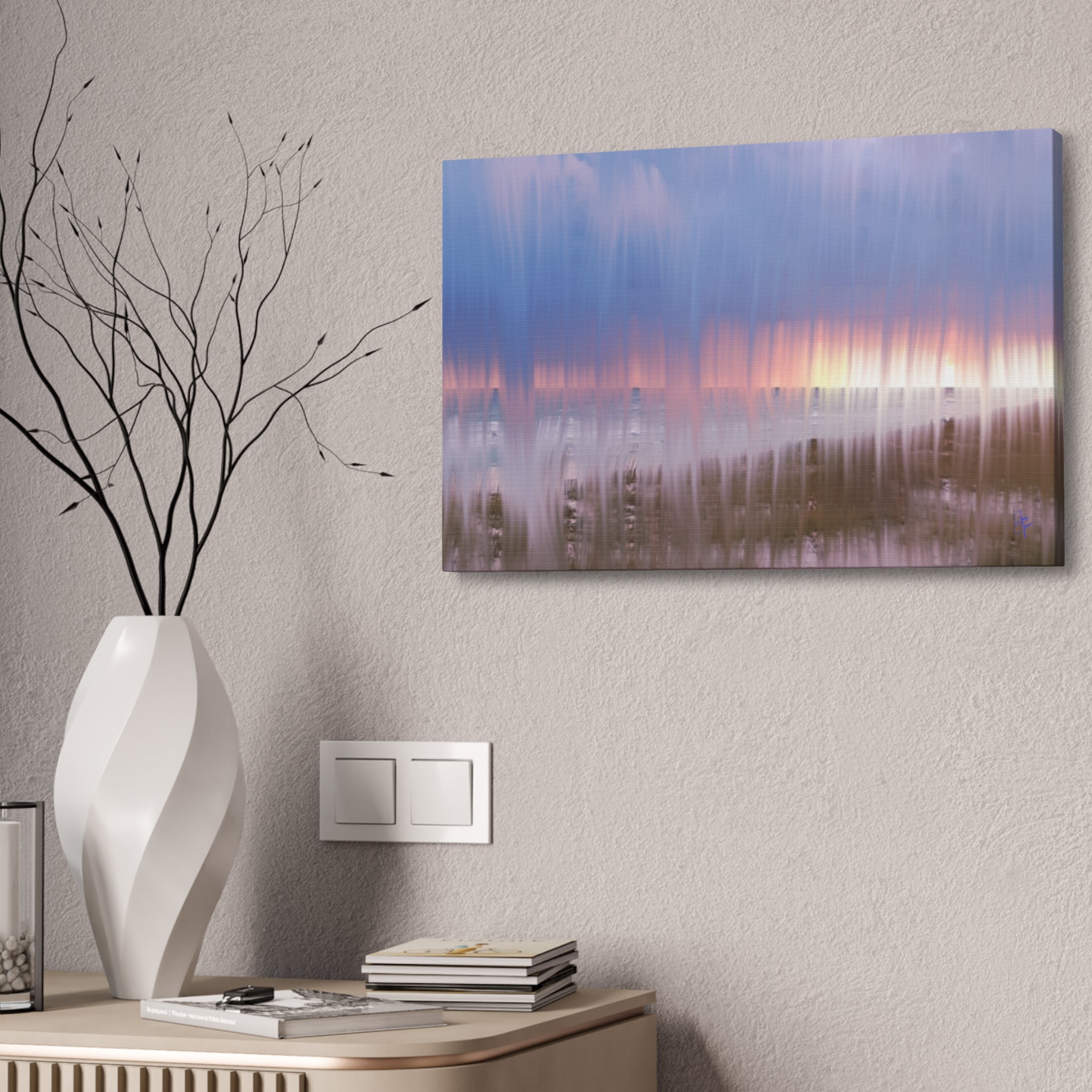 Abstract Sunset Canvas Print — Stretched 1.5"