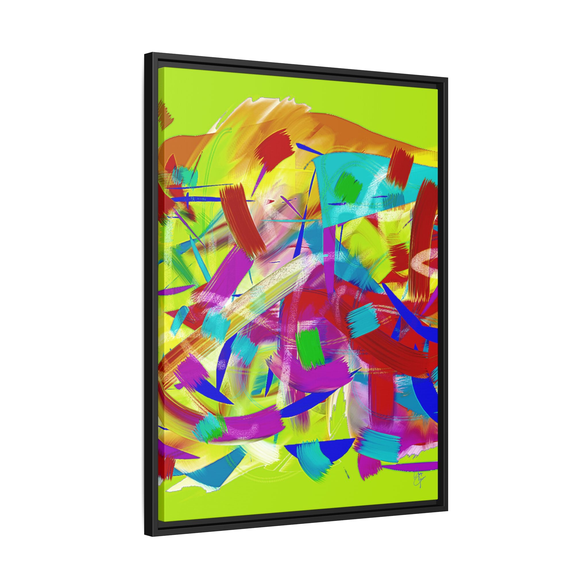 Matte Canvas, Framed (Multi-color)