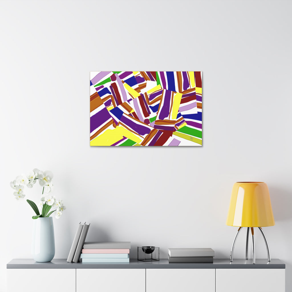 Candy Store Canvas Stretched Wall Art