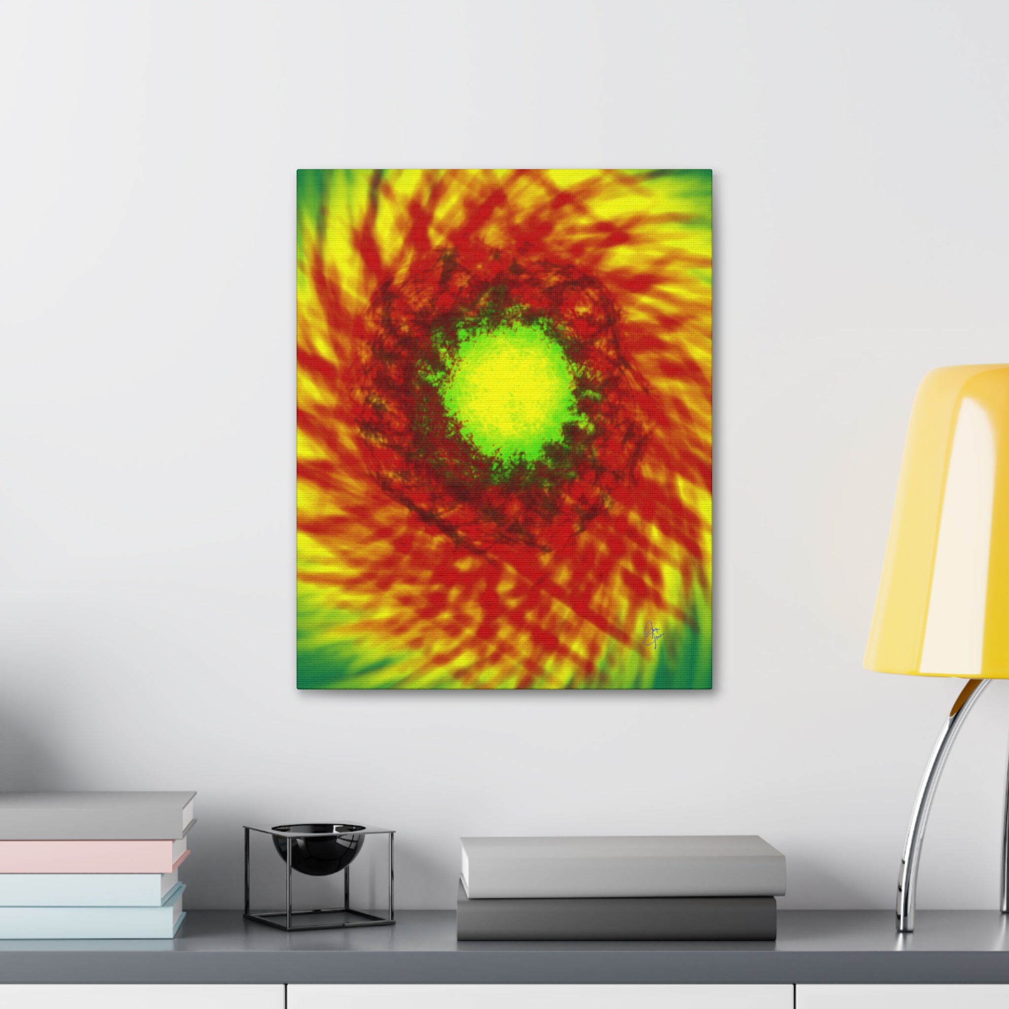 Glowing Blossom Canvas Stretched 1.5"