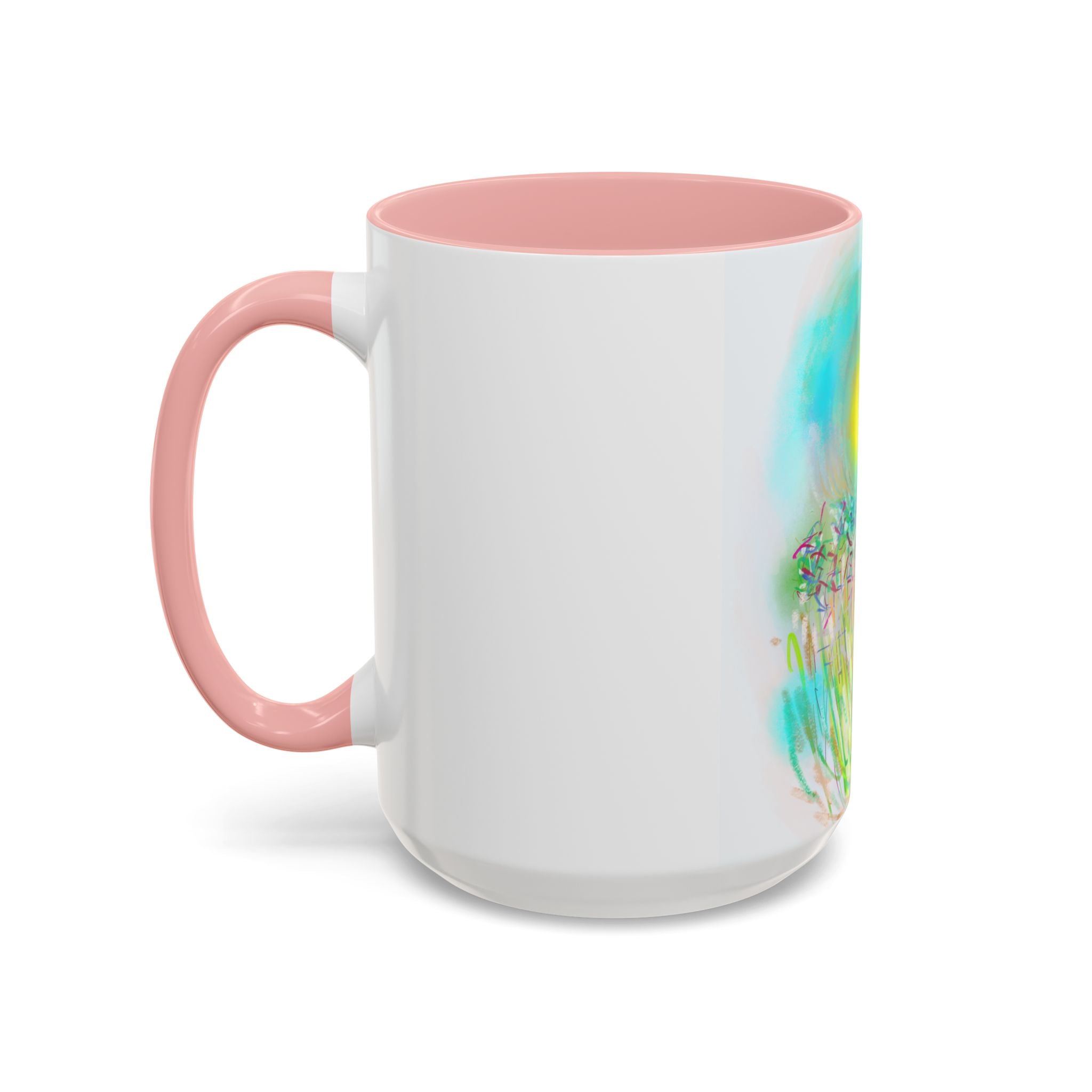 Coffee Mug — Bright Sunflower Field Art Ceramic Accent Mug (11/15 oz)