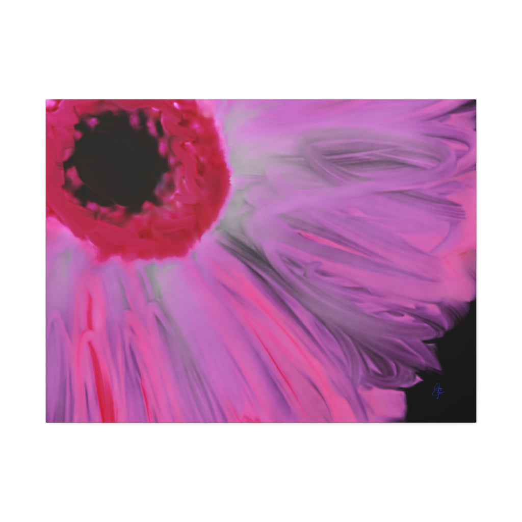 Pink Gerbera Canvas Wall Art – Vibrant Floral Stretched Canvas (1.5" Depth)