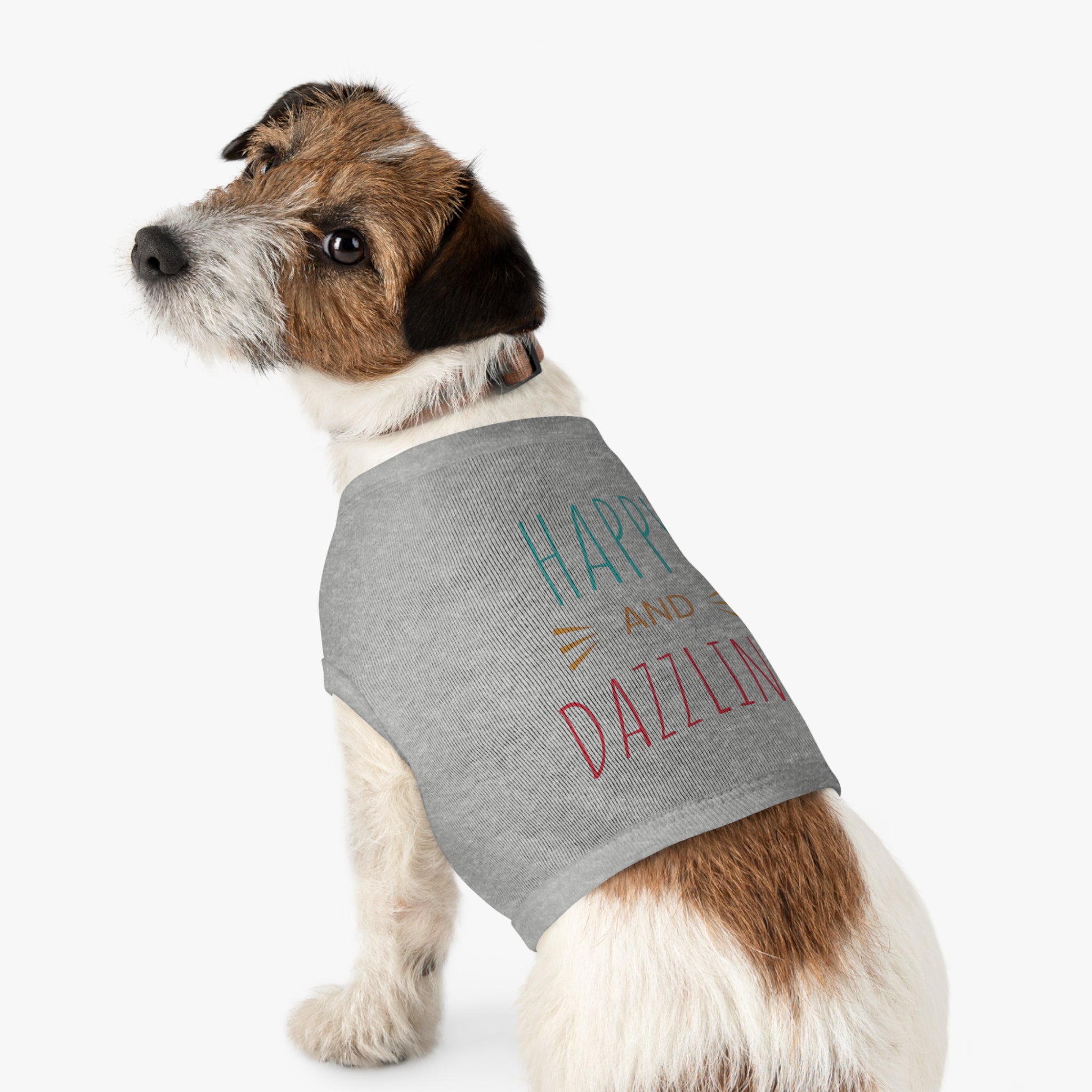 Happy & Dazzling Pet Tank Top for Fun-Loving Pets I