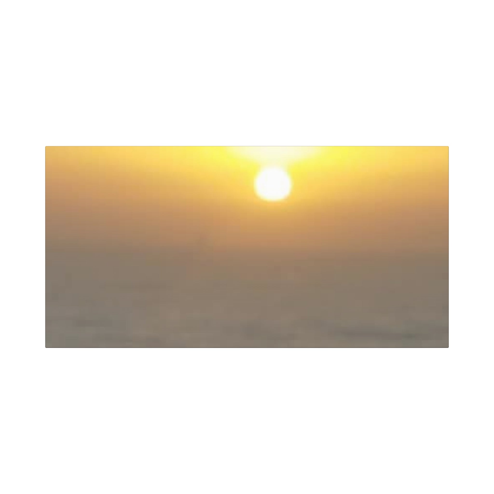 Sunset Seascape Matte Canvas Wall Art – Stretched 1.25" Coastal Sunset Print