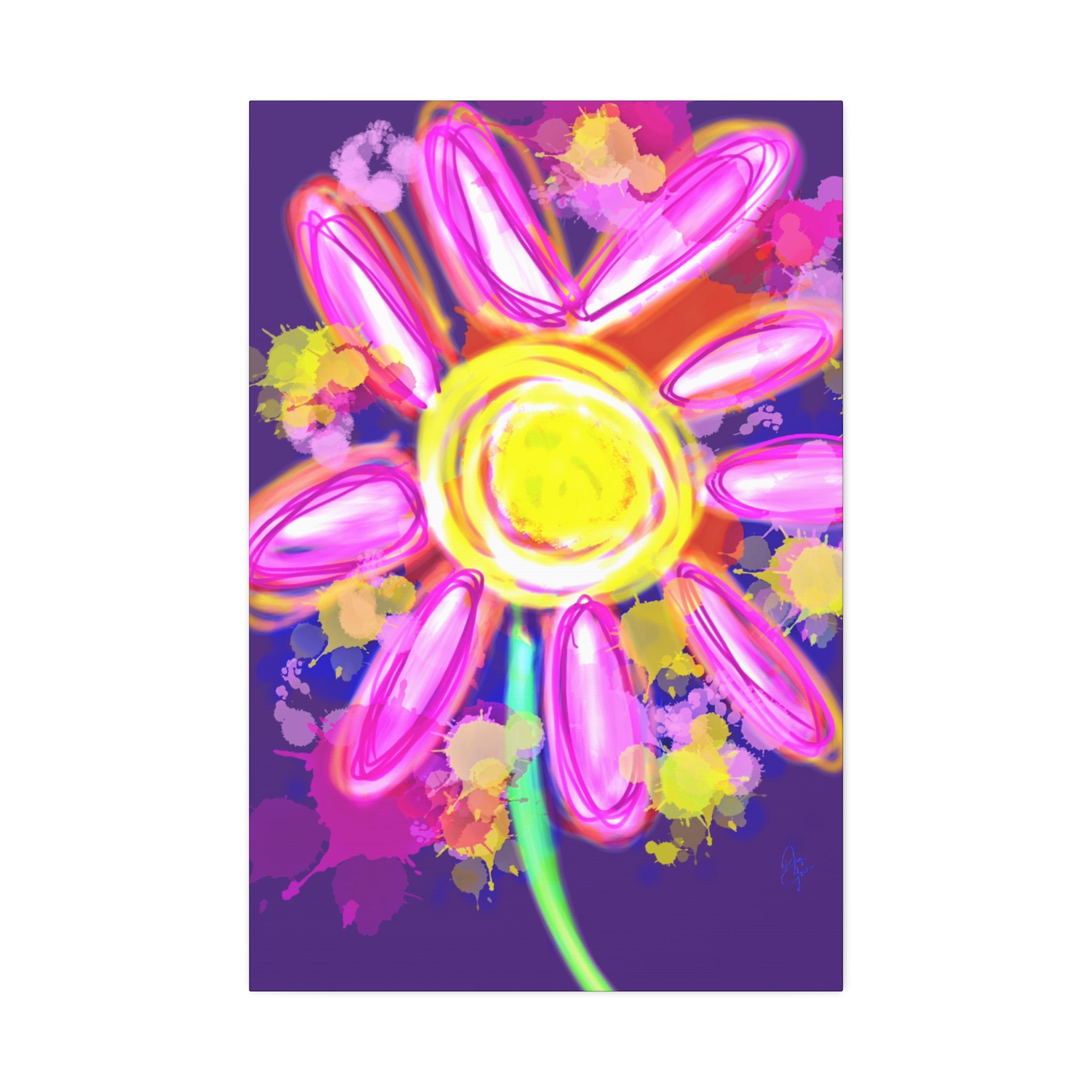 Bright Sunshine Daisy Canvas