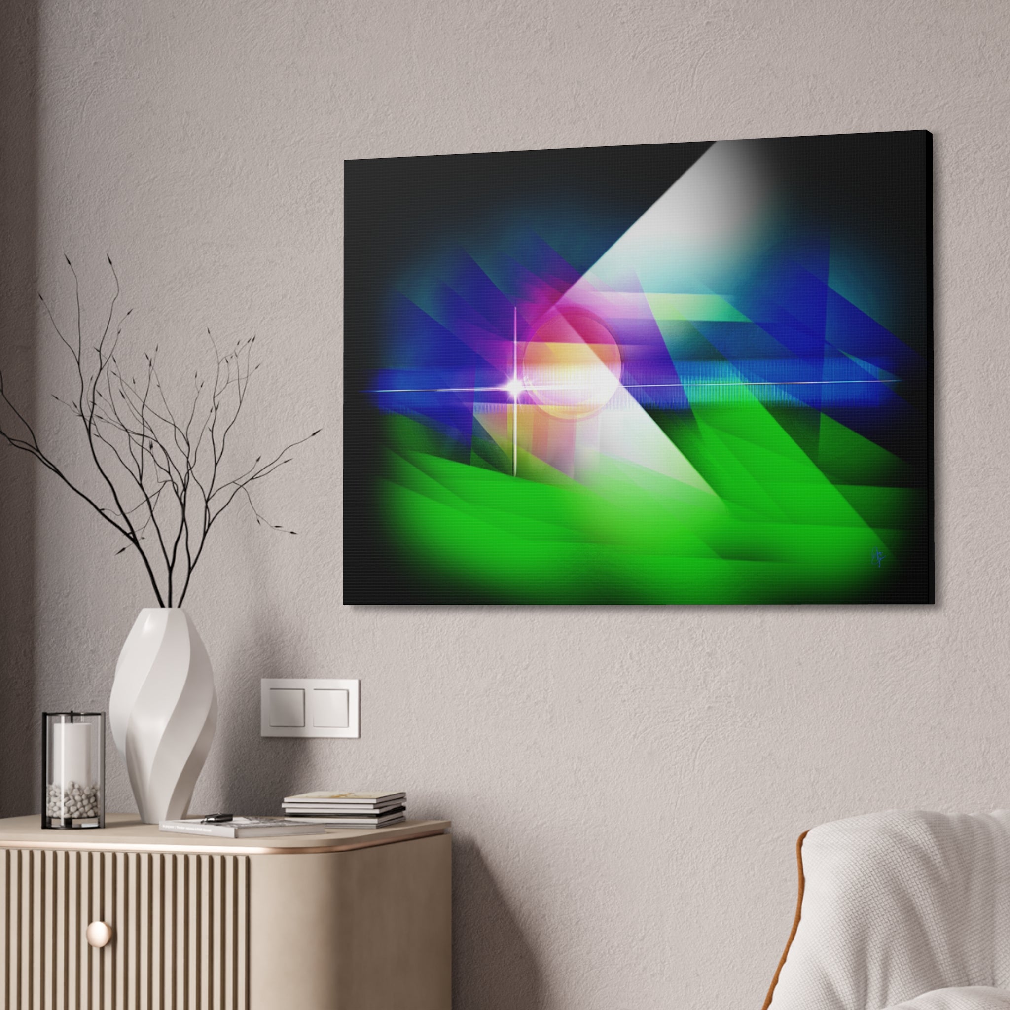 Let There Be Light! Stretched Canvas Wall Art — 1.5" Depth