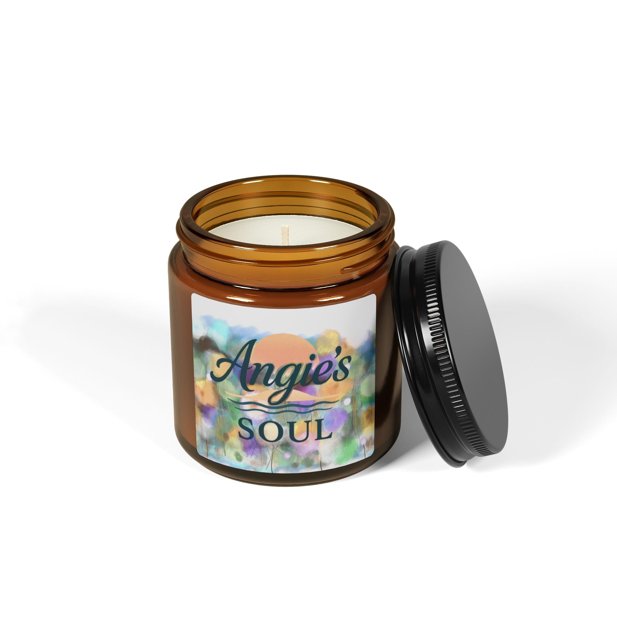 Angie's Soul Scented Soy Candle — Amber Jar (Multi-Size)