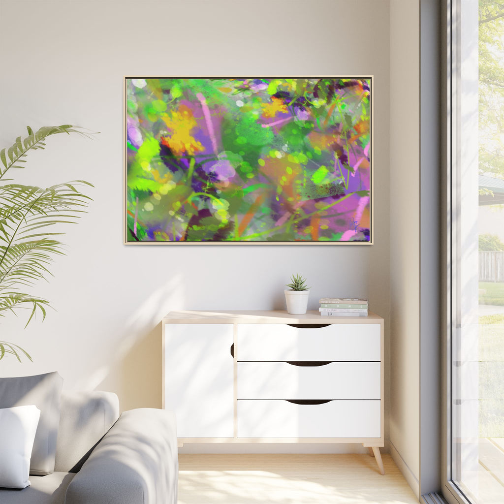Matte Canvas, Framed (Multi-color)