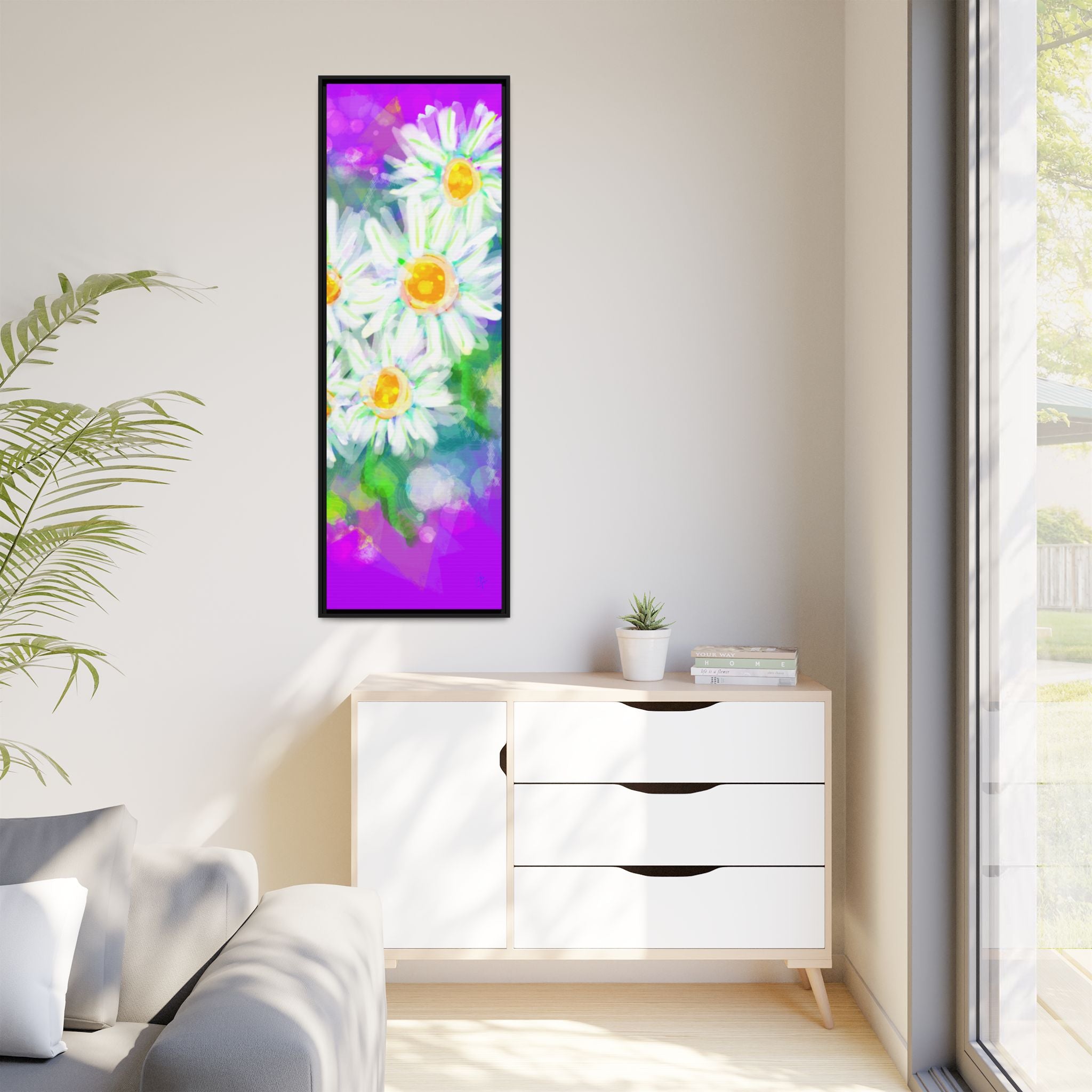 Matte Canvas, Framed (Multi-color)