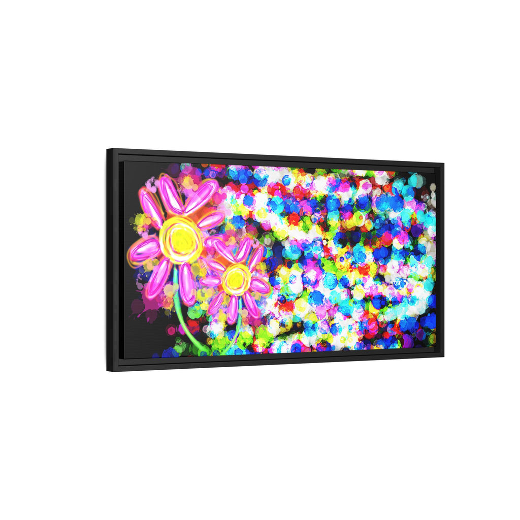 Playful Color Matte Canvas Framed Wall Art