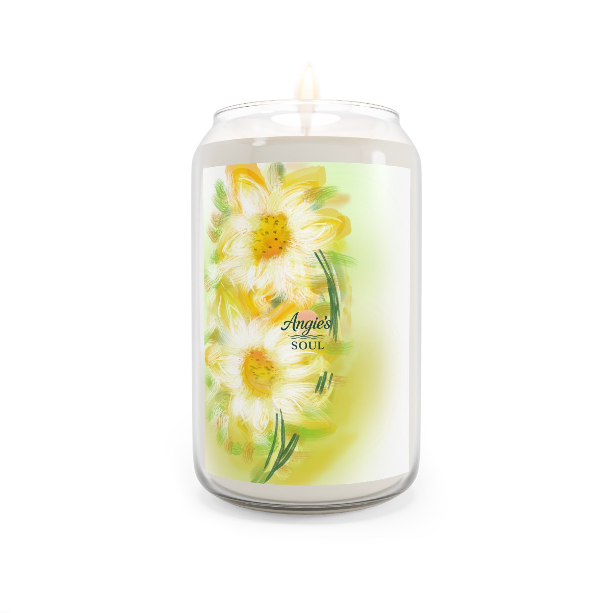 Daisy Meadow Scented Soy Candle — 13.75 oz (Angie’s Soul)