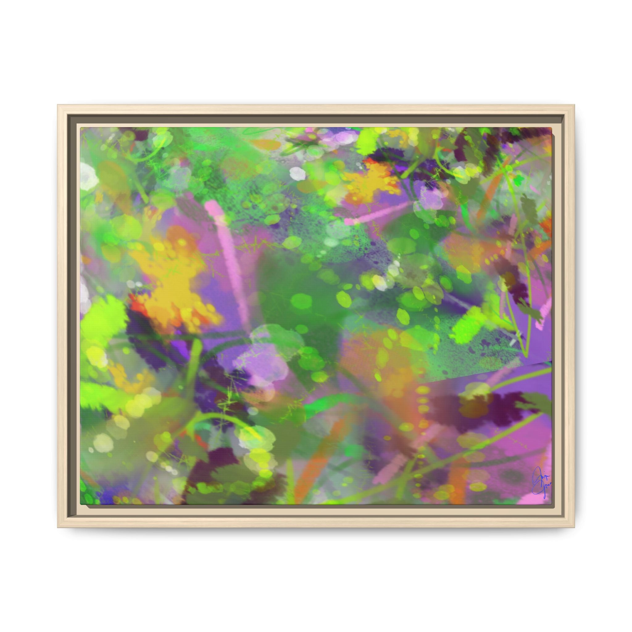 Matte Canvas, Framed (Multi-color)