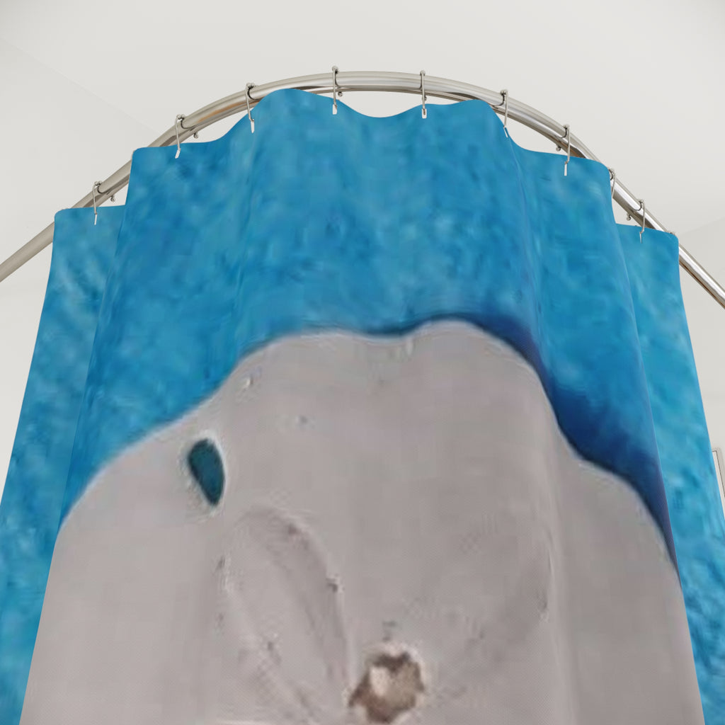 Coastal Sand Dollar Shower Curtain - Beach Decor for Nautical Bathrooms