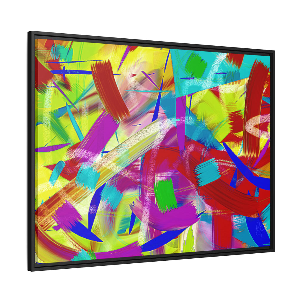 Matte Canvas, Framed (Multi-color)