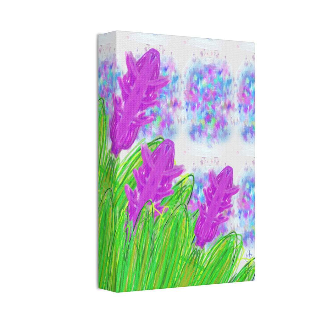 Canvas — Lavender Meadow Stretched Art Print
