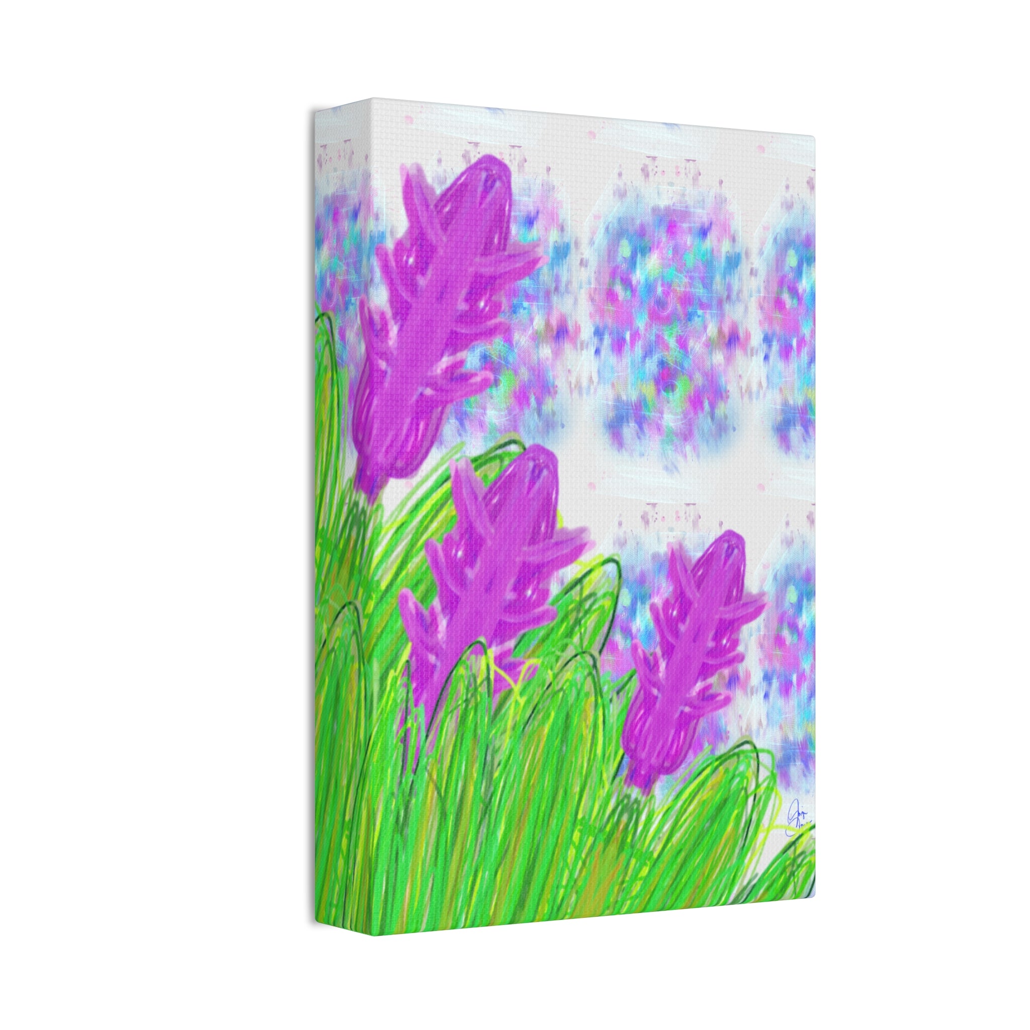 Canvas — Lavender Meadow Stretched Art Print