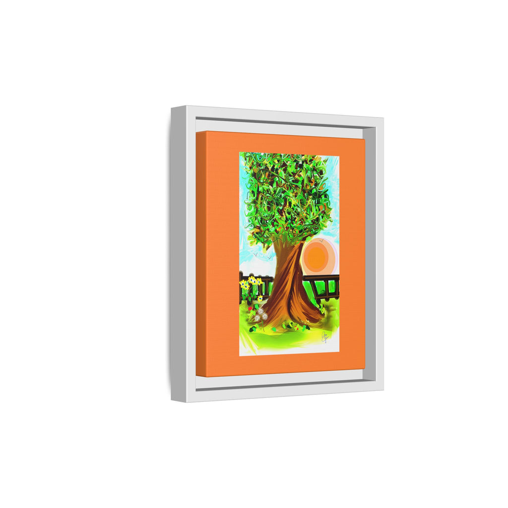 Kid's Favorite Tree Matte Canvas Print — Framed Multi-Color Wall Art