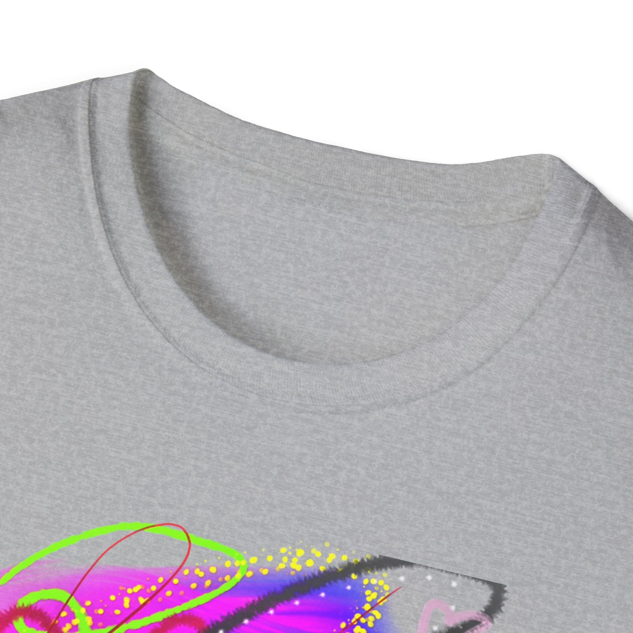 Abstract Neon Love T-Shirt — Colorful Graffiti Art Tee