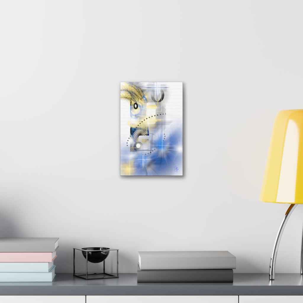 Abstract Parrot Canvas Stretched 1.5"