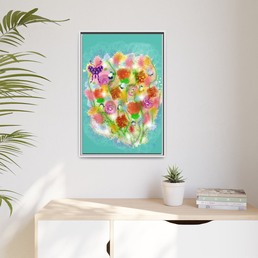 Matte Canvas, Framed (Multi-color)