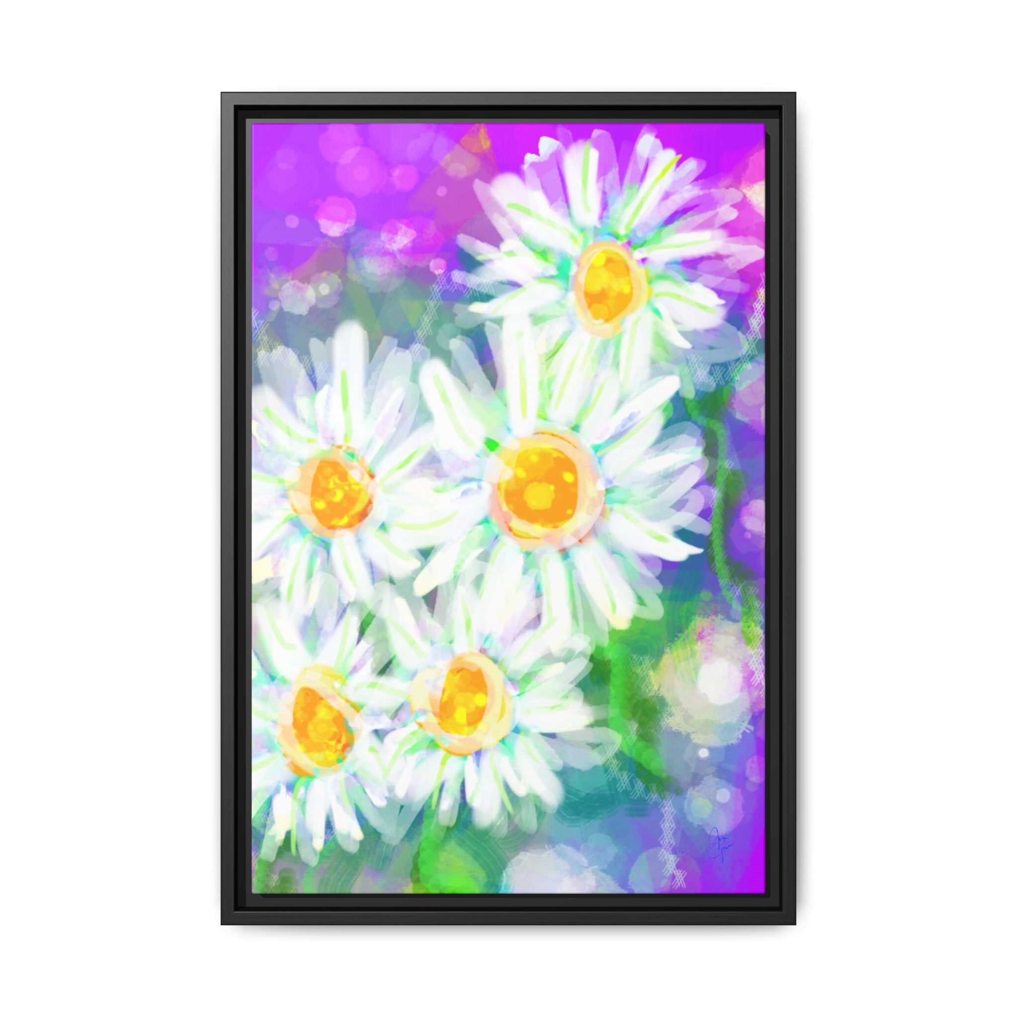 Matte Canvas, Framed (Multi-color)
